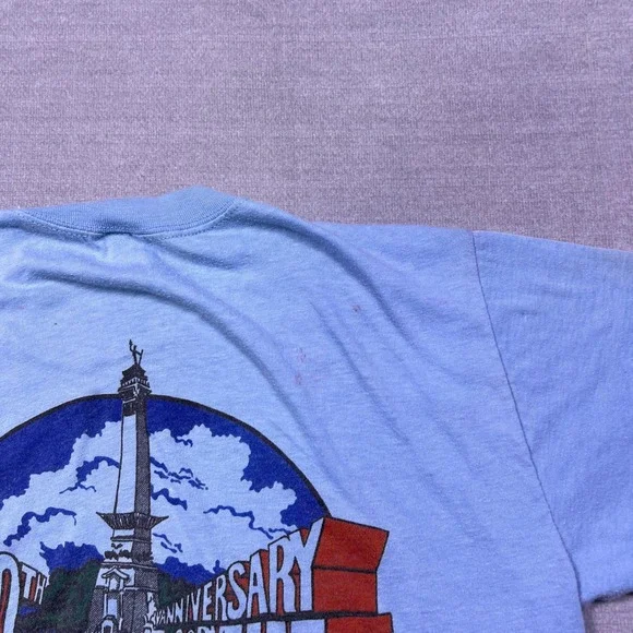 1983 NCCC Corvette Convention Indiana‎ Mens Light Blue T Shirt Large - Picture 10 of 14